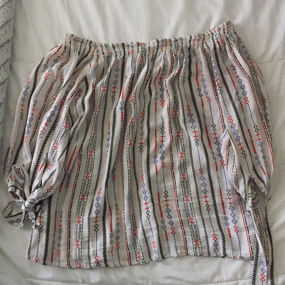 Off the shoulder shirt